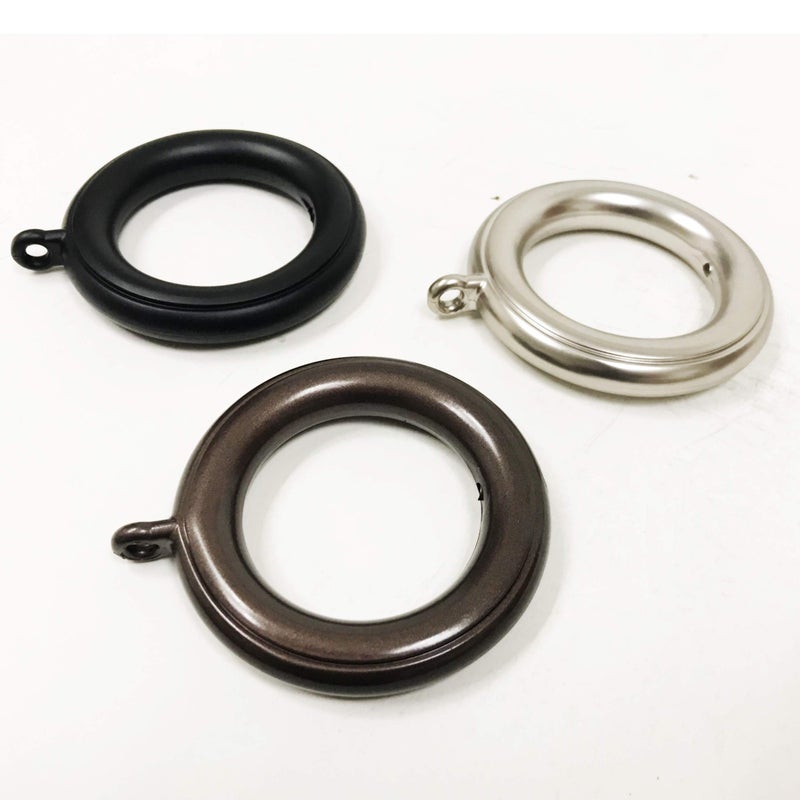 Rod Desyne Decorative 1.75 inch Eyelet Rings - Cocoa - Image 4